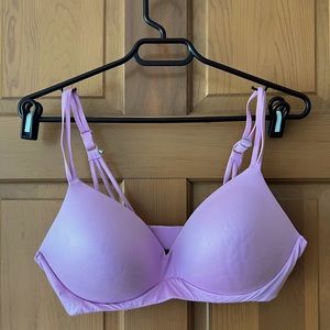 Strappy Pink Aerie Real Sunnie Wireless Bra - 38C